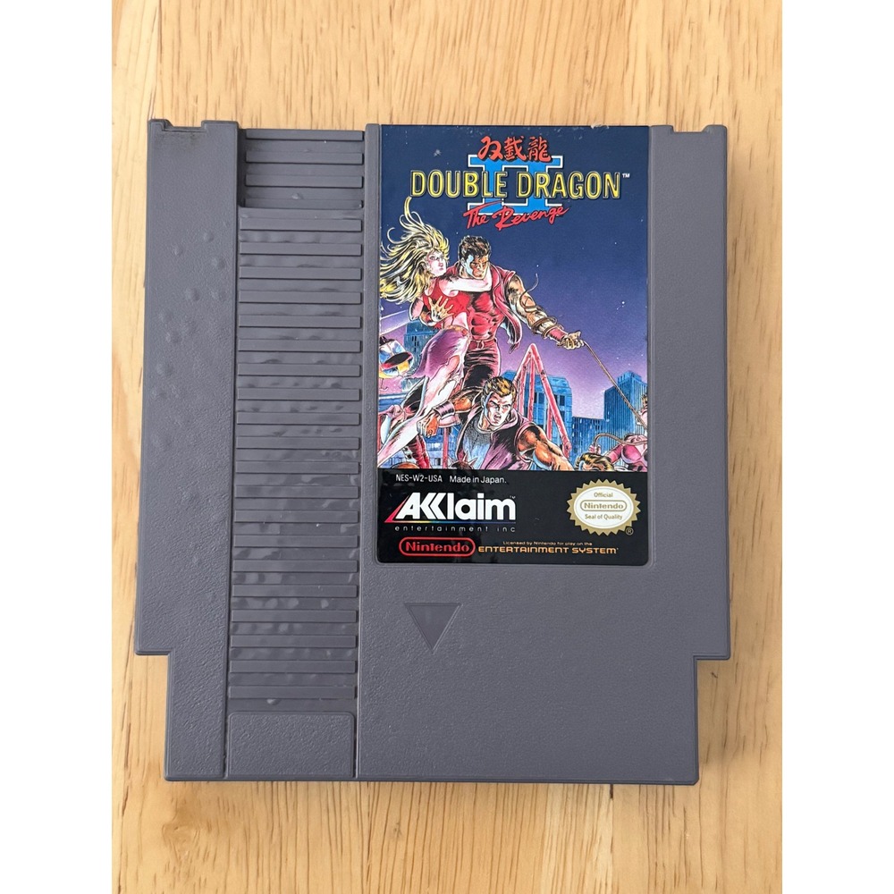 Double Dragon II The Revenge Nintendo NES Video Game NES-W2-USA Acclaim
